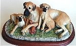 Great Dane and Pups
