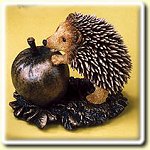 Baby Hedgehog and Apple