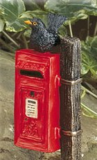 Blackbird on Letterbox