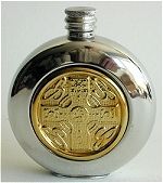 Flask with Brass