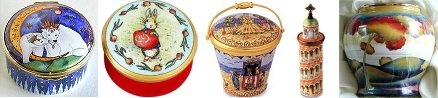 Halcyon Days Enamel Boxes and More