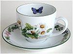 Worcester Herbs Teacup and Saucer