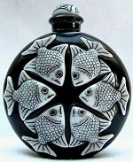 Black Marble Perfume Bottle