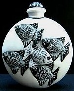 White Marble Perfume Bottle