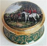 Hunting Scene Hinged Box