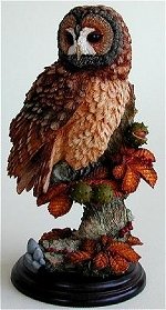 Tawny Owl and Chestnuts