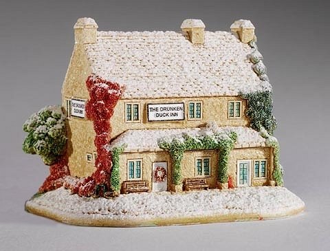 リリパットレーン　Winter At  Mot Hall, keswick LILLIPUT LANE - Winter At Moot Hall Keswick L2619 Cumbrian