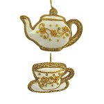 White Teapot Set