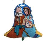 Textile bell Holy Family