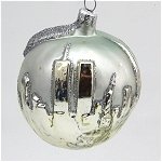 New York Big Apple Silver Skyline