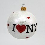 I Love New York Black on White