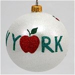 New York Big Apple Green Letters