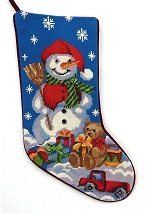 Snowman with Presents