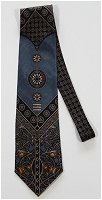 Soft Blue and Gray Vintage Tie