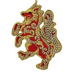  Red Wolf with Crystals