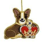 Queens Corgi With Ornate Crown